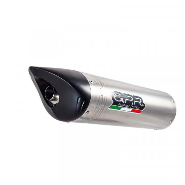 Kawasaki Zx-6R 2007-2008, Tiburon Titanium, Homologated legal slip-on exhaust including removable d