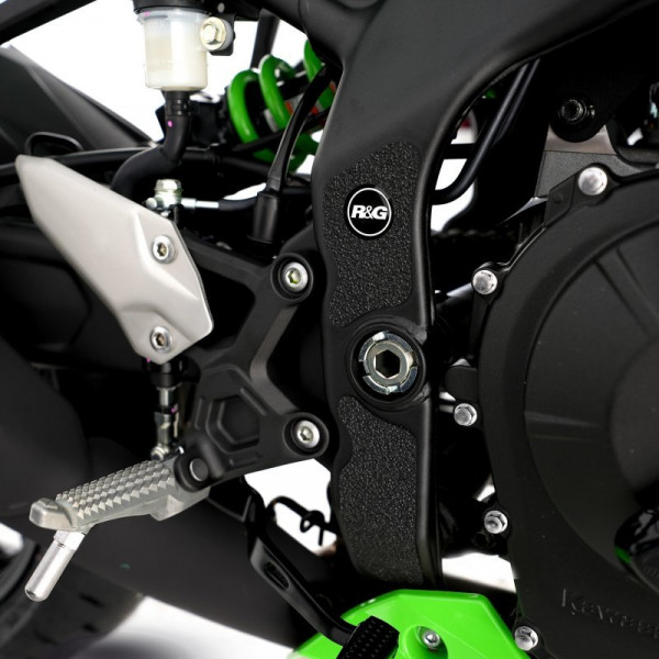 R&G Eazi-Grip Stiefel Schutz Pads passend für Kawasaki ZX-25 R / ZX-4 RR