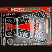 Motografix Tank Pad 3D Gel Protector passend für Aprilia RSV4 2018 Motografix Tank Pad 3D Gel Protector passend für Aprilia RSV4 2018