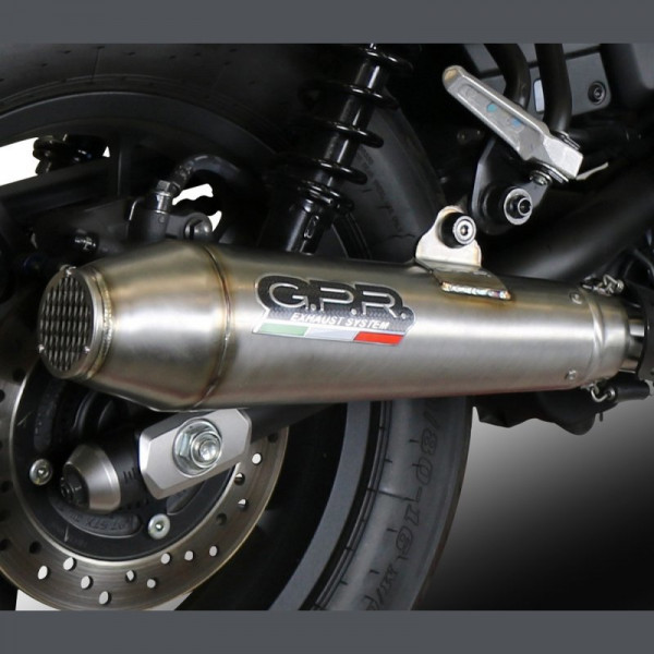Zontes 350 GK 2022-2023, Ultracone, Homologated legal slip-on exhaust including removable db killer