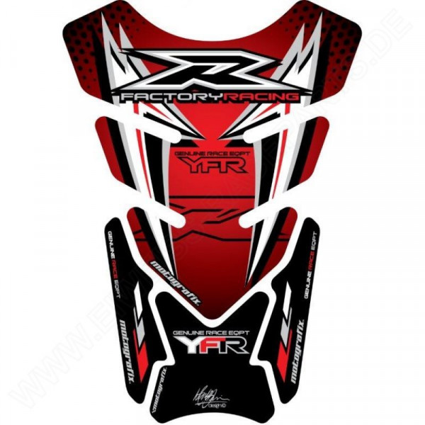 Motografix Yamaha YZF R6 / R1 / R25 / R3 3D Gel Tank Pad Protector TY015RS