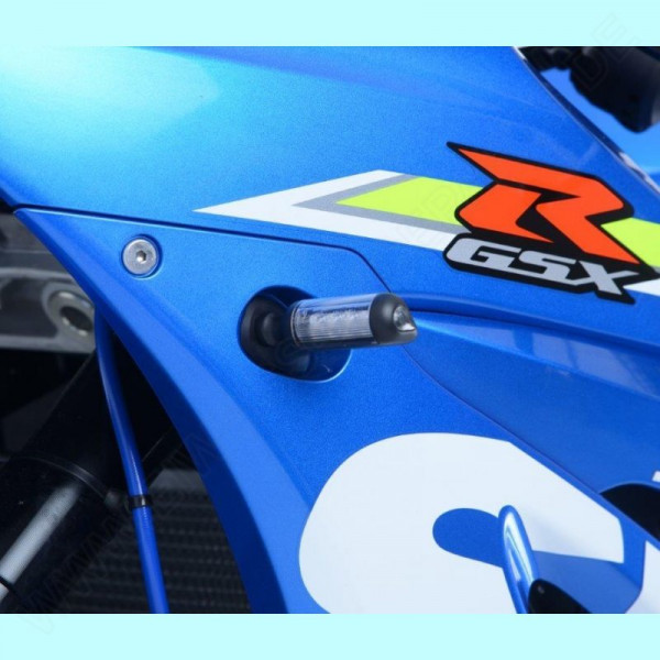 R&G Blinker Adapter 2er Set vorn / hinten Suzuki GSX-R 1000 2017- / GSX-S 1000 GT / Katana (IA0031BK