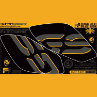 Motografix Tankschutz Knie Pads passend für BMW R1250 GS ab 2018 Motografix Tankschutz Knie Pads passend für BMW R1250 GS ab 2018