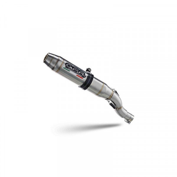 GPR Deeptone Inox Racing Slip-On Auspuff passend für CF Moto 650 GT 2022–2024