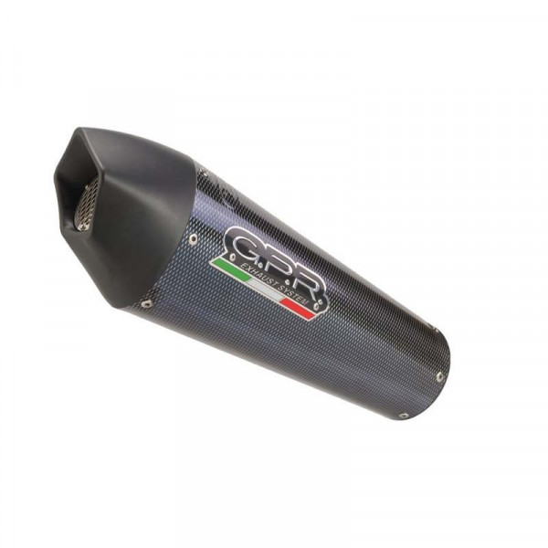 Yamaha YZF-R25 2021-2023, GP Evo4 Poppy, Homologated legal slip-on exhaust including removable db k