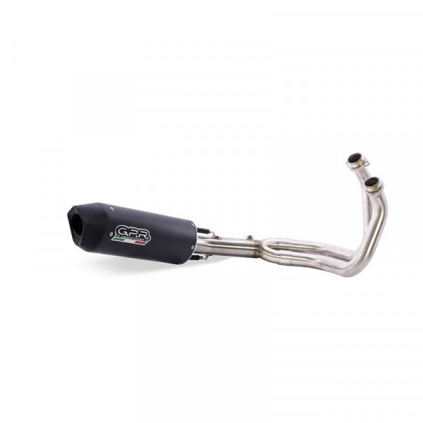 Yamaha Mt-07 2017-2020, Furore Nero, Homologated legal full system exhaust, including removable db