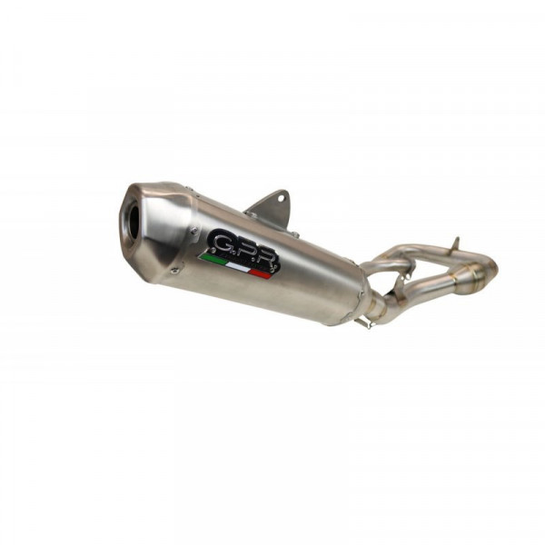 Kawasaki KX 250 X 2021-2022, Pentacross FULL Titanium, Racing slip-on exhaust, including link pipe a