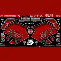 Motografix Tankschutz Knie Pads passend für BMW G310R 2016 Motografix Tankschutz Knie Pads passend für BMW G310R 2016