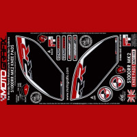 Motografix Tankschutz Knie Pads passend für BMW S 1000 RR 2015-2016 Motografix Tankschutz Knie Pads passend für BMW S 1000 RR 2015-2016