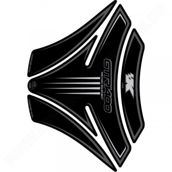 Motografix Kawasaki GTR 1400 Black 3D Gel Tank Pad Protector TK013K