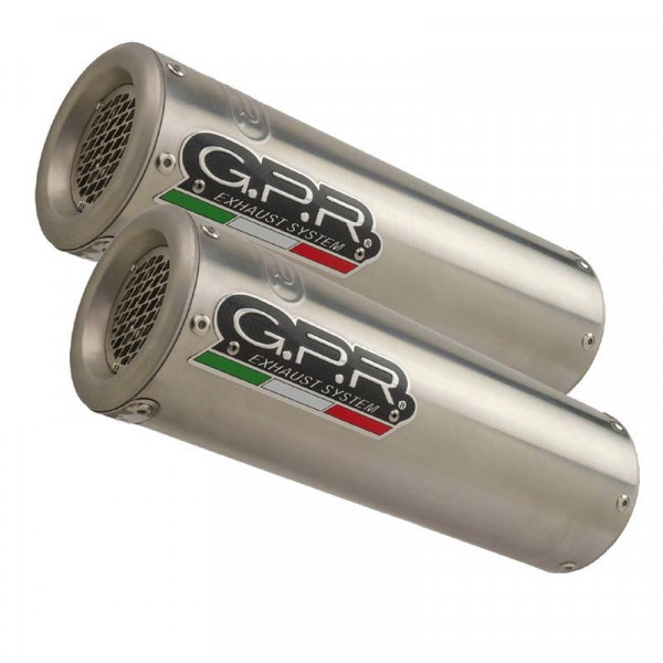 Ducati 998 - R - FE 2001-2004, M3 Titanium Natural, Dual Homologated legal slip-on exhaust includin