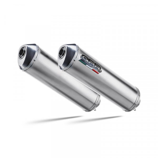 GPR Exhaust für Yamaha Tdm 900 2002-2014, Satinox , Dual Homologated legal slip-on exhaust including