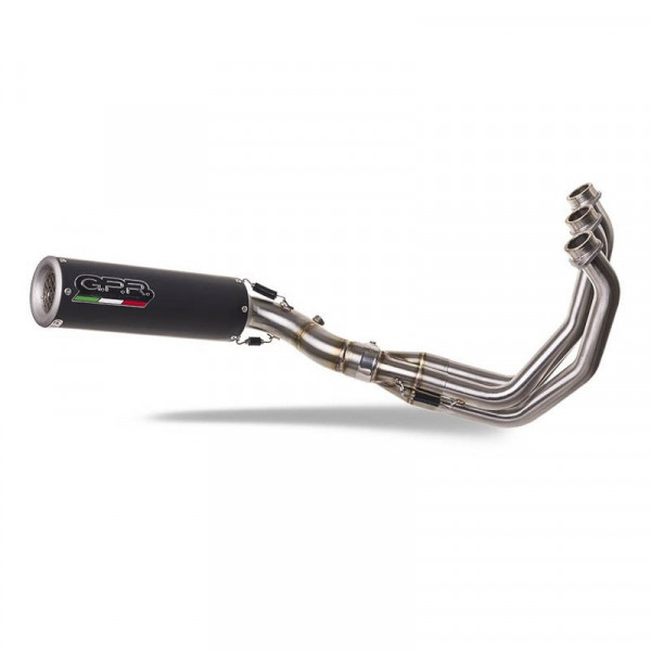 Yamaha XSR900 2016-2021, M3 Black Titanium, Racing full system exhaust, including removable db kille