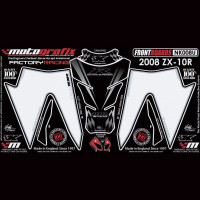 Motografix Steinschlagschutz Set passend für Kawasaki ZX-10 R 2008-2010 Motografix Steinschlagschutz Set passend für Kawasaki ZX-10 R 2008-2010