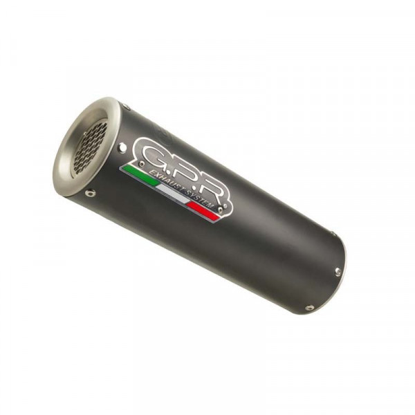 Benelli 502 C 2021-2024, M3 Black Titanium, Homologated legal slip-on exhaust including removable db