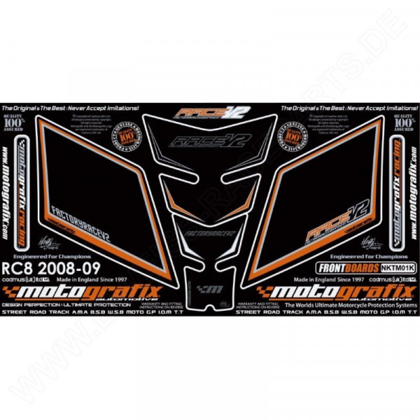 Motografix Steinschlagschutz Set KTM RC 8 NKTM01K