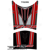 Motografix 3D Gel Tank Pad Red/Black passend für Yamaha FZ-09 Motografix 3D Gel Tank Pad Red/Black passend für Yamaha FZ-09