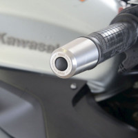 R&G Lenker Protektoren Edelstahl passend für Kawasaki & Royal Enfield R&G Lenker Protektoren Edelstahl passend für Kawasaki & Royal Enfield