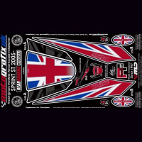 Motografix Steinschlagschutz hinten passend für Triumph Sprint ST 2005-2009 Motografix Steinschlagschutz hinten passend für Triumph Sprint ST 2005-2009