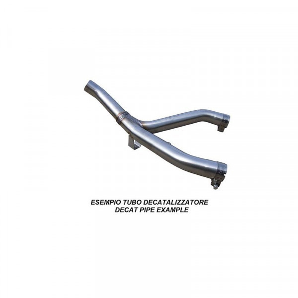 Kawasaki ZX-10R 2008-2009, Decatalizzatore, Decat pipe Fits both original silencers and GPR pipes