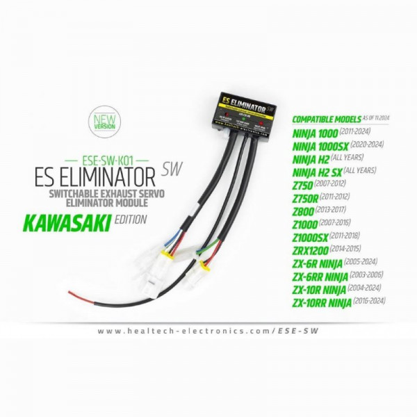 Healtech Auspuffklappen Switch Servo Eliminator ESE-SW-K01