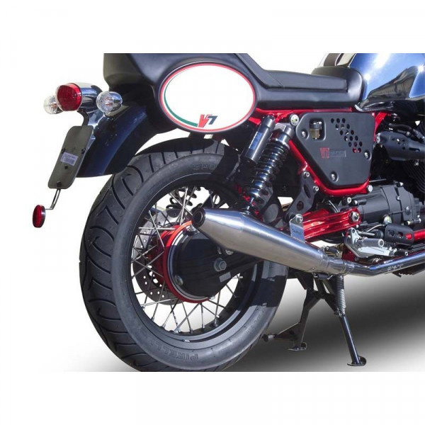 Moto Guzzi Nevada 750 2008-2014, Vintacone , Dual Homologated legal slip-on exhaust including remova