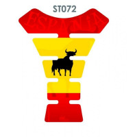 Motografix Spanish Style Espania 3D Gel Tank Pad Protector ST072 Motografix Spanish Style Espania 3D Gel Tank Pad Protector ST072