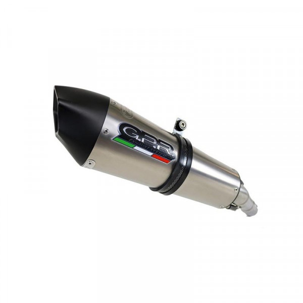 Kawasaki Er 6 N - F 2005-2011, Gpe Ann. titanium, Homologated legal slip-on exhaust including remov