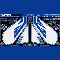 Motografix Tankschutz Knie Pads passend für Triumph Daytona 675 2009 Motografix Tankschutz Knie Pads passend für Triumph Daytona 675 2009