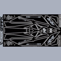 Motografix Steinschlagschutz hinten passend für BMW S 1000 RR 2017–2018 Motografix Steinschlagschutz hinten passend für BMW S 1000 RR 2017–2018