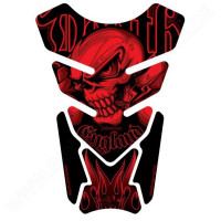 Motografix Death Skull Red 3D Gel Tankpad Protector ST075R Motografix Death Skull Red 3D Gel Tankpad Protector ST075R