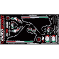 Motografix Tankschutz Knie Pads passend für Ducati Monster 696/796/1100 Motografix Tankschutz Knie Pads passend für Ducati Monster 696/796/1100