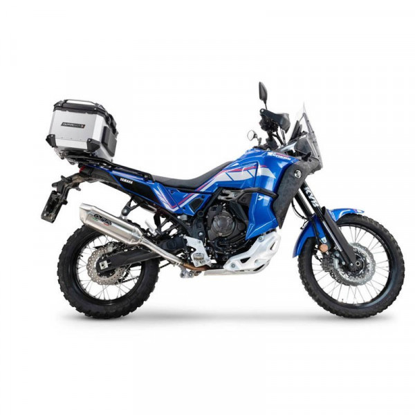 Yamaha Tenere 700 2025-2026, Furore-X Acciaio Inox, Homologated legal slip-on exhaust including remo