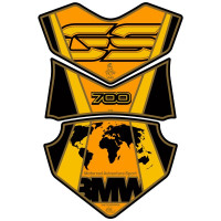Motografix 3D Gel Tank Pad Protector passend für BMW F 700 GS 2013 Motografix 3D Gel Tank Pad Protector passend für BMW F 700 GS 2013