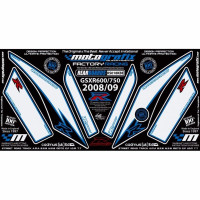 Motografix Steinschlagschutz hinten passend für Suzuki GSX-R 600 / 750 2008-2010 Motografix Steinschlagschutz hinten passend für Suzuki GSX-R 600 / 750 2008-2010