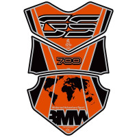 Motografix 3D Gel Tank Pad Protector passend für BMW F 700 GS 2013 Motografix 3D Gel Tank Pad Protector passend für BMW F 700 GS 2013