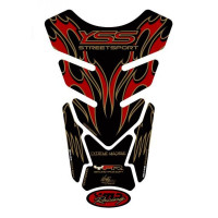 Motografix 3D Gel Tank Pad Schwarz/Rot passend für Yamaha Streetsport Motografix 3D Gel Tank Pad Schwarz/Rot passend für Yamaha Streetsport