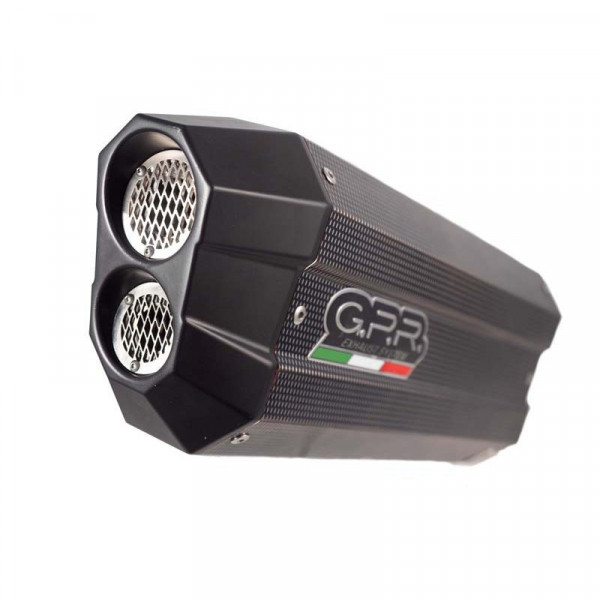 Bmw R 1200 Rs Lc 2017-2019, Sonic Poppy, Homologated legal slip-on exhaust including removable db ki