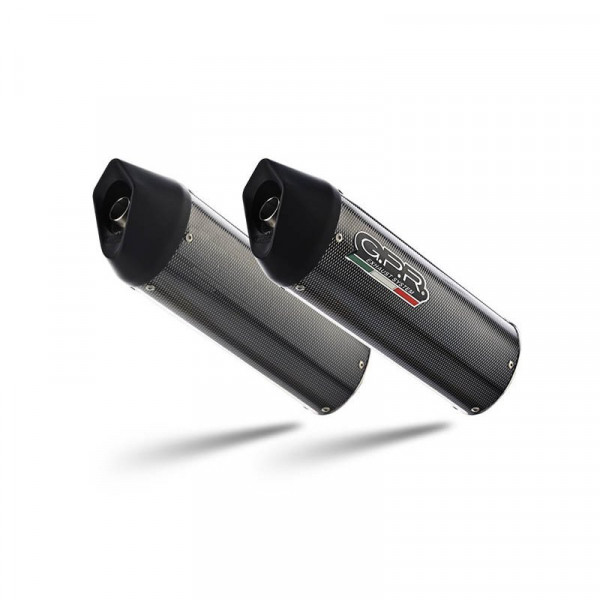 Ducati Super Sport 800 Ss 2003-2007, Furore Poppy, Dual Homologated legal slip-on exhaust including