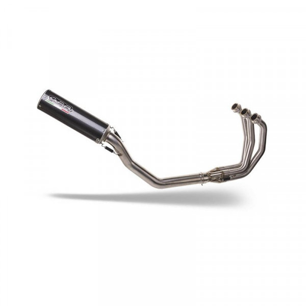 Yamaha Tracer 900 GT 2018-2020, M3 Poppy , Homologated legal full system exhaust, including removabl