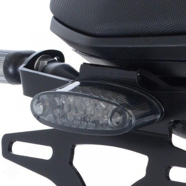 R&G Kennzeichenhalter LED Rücklicht getönt für R&G Duke 790 Kennzeichenhalter