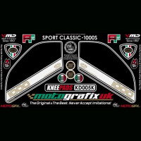 Motografix Tankschutz Knie Pads passend für Ducati Sport Classic 1000 / S Motografix Tankschutz Knie Pads passend für Ducati Sport Classic 1000 / S