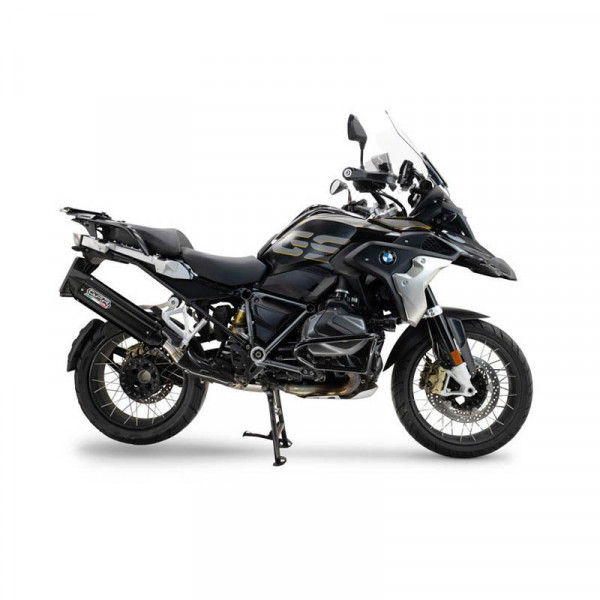 Bmw R 1250 Gs -Adventure 2021-2024, Furore-X Titanio Nero, Homologated legal slip-on exhaust includi
