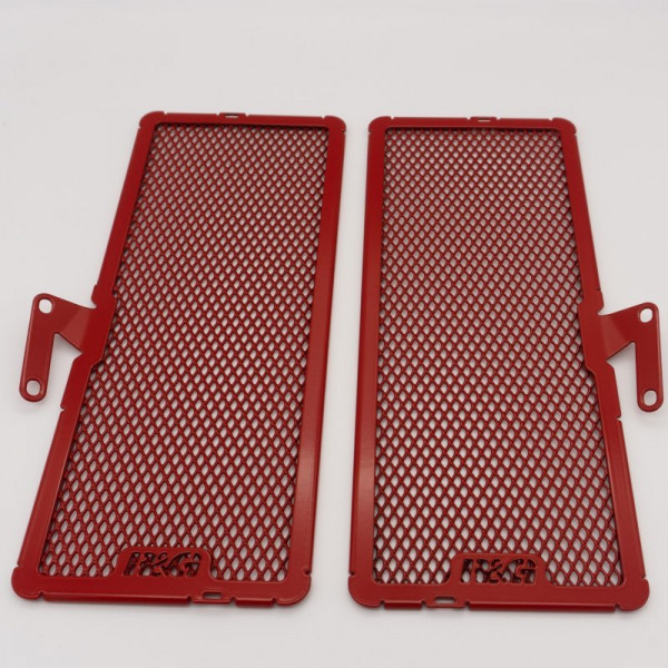 R&G Kühlergitter Schutz Set RED Wasserkühler Ducati Multistrada V4 2021-