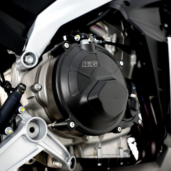 R&G FIM PRO Aluminium rechter Motordeckel Protektor passend für Aprilia RS 660 / Tuono 660