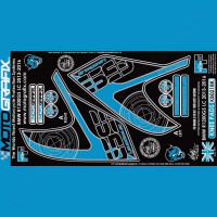 Motografix Tankschutz Knie Pads passend für BMW R1200 GS 2013-2016 Motografix Tankschutz Knie Pads passend für BMW R1200 GS 2013-2016