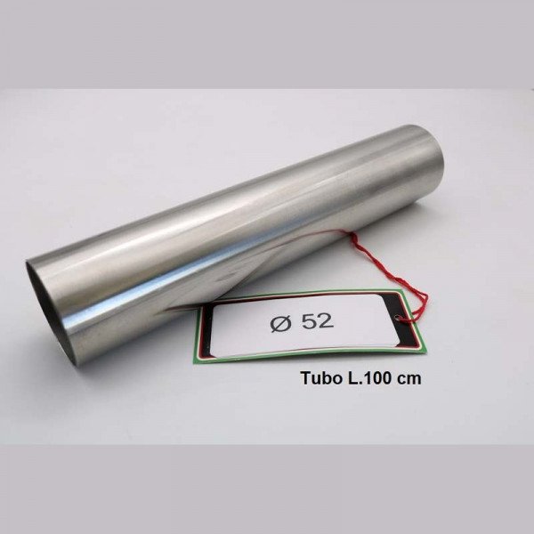 Cafè Racer Cafè Racer -, Tubo inox D. 52mm X 1mm L.1000mm, 0