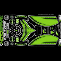 Motografix Tankschutz Knie Pads passend für Kawasaki ZX10R 2011-2015 Motografix Tankschutz Knie Pads passend für Kawasaki ZX10R 2011-2015