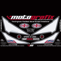 Motografix Steinschlagschutz vorn passend für Triumph Sprint ST 2005-2009 Motografix Steinschlagschutz vorn passend für Triumph Sprint ST 2005-2009