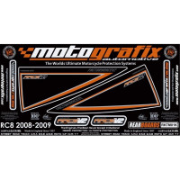 Motografix Steinschlagschutz hinten passend für KTM RC 8 RKTM01K Motografix Steinschlagschutz hinten passend für KTM RC 8 RKTM01K